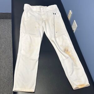 Under Armour White Baseball Pants